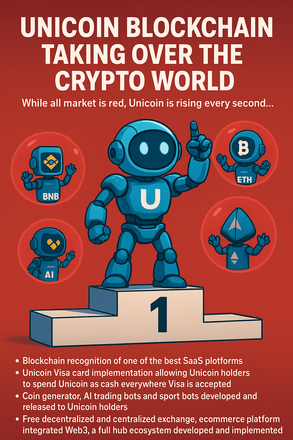 UNICOIN BLOCKCHAIN TAKES THE THRONE AS THE FUTURE OF CRYPTO